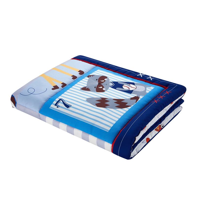 Nanshing Future Sports Star 3 Piece Baby Nursery Crib Bedding Set