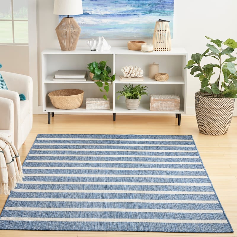 Nourison Positano Indoor/Outdoor Striped Area Rug