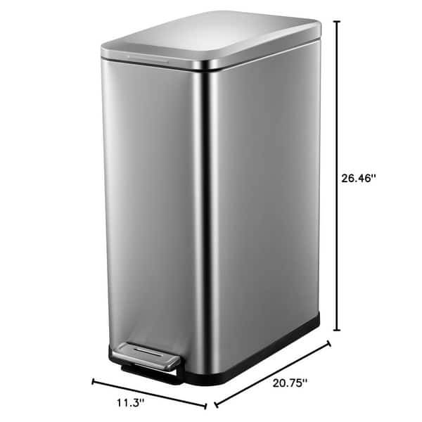 13 Gallon Tall Slim Kitchen Garbage Can