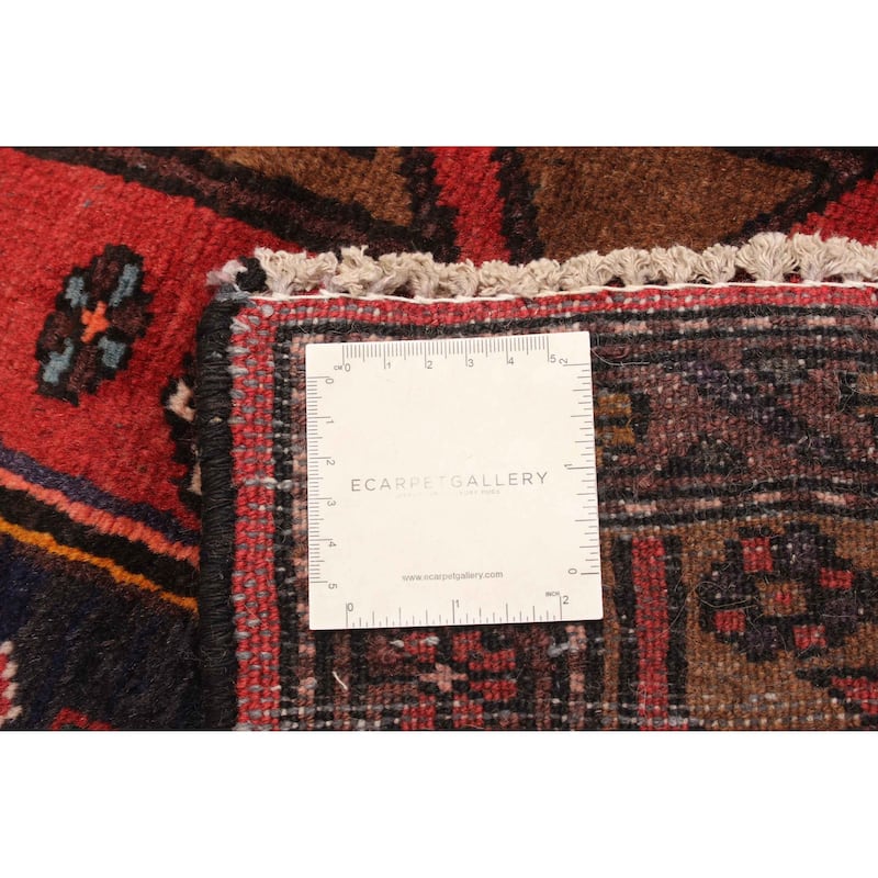 ECARPETGALLERY Hand-knotted Andelz Red Wool Rug - 4'1 x 6'9