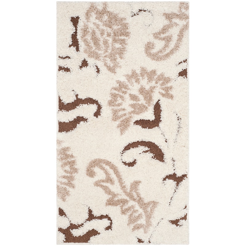 SAFAVIEH Florida Shag Katherine Floral 1.2-inch Thick Rug