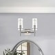 preview thumbnail 17 of 38, 2/ 3/ 4 - Light Bathroom Vanity Light Wall Sconce with Clear Glass