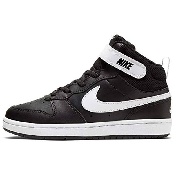 Nike Court Borough Mid 2 Psv Little Kids Cd77 010 Black White Overstock