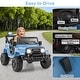 preview thumbnail 6 of 8, Gymax 12V Kids Ride on Truck Car w/ Remote Control Threaded Wheels 3