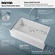 preview thumbnail 3 of 18, Karran 34" Undermount Large Single Bowl Quartz Farmhouse Workstation Kitchen Sink