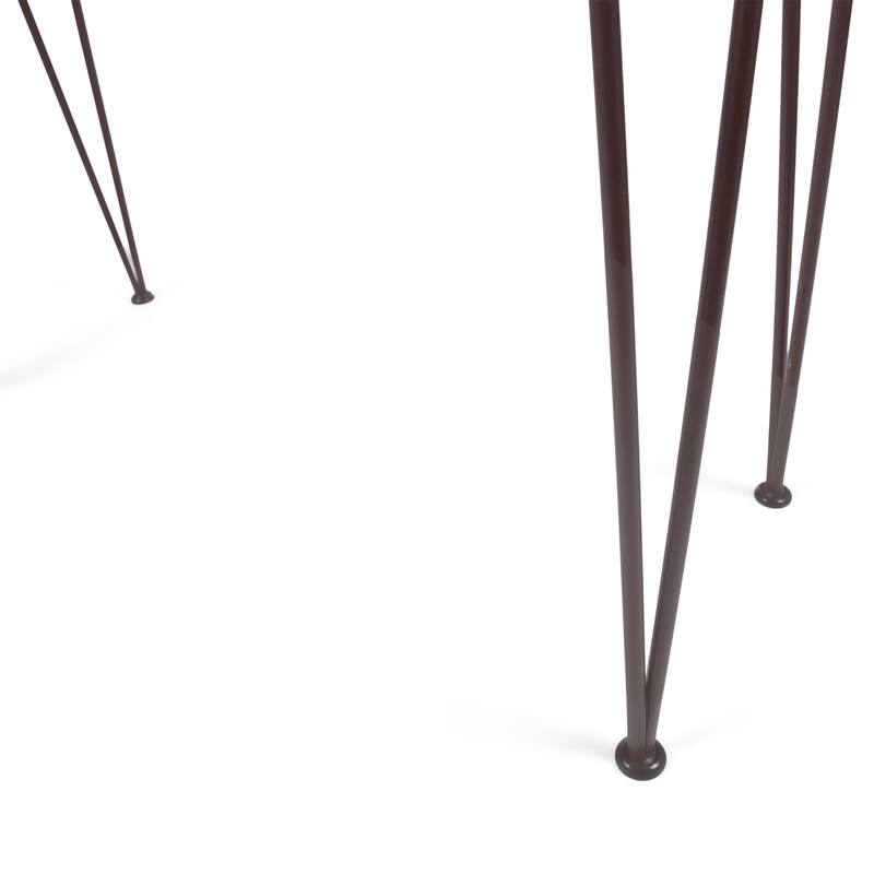 Denali Outdoor Industrial Rectangle Bar Table by Christopher Knight Home - 47.25"L x 18.25"W x 36.00"H