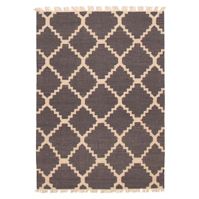 Ankara FW Grey Kilim 5'1" x 7'3" - 5'1 x 7'3