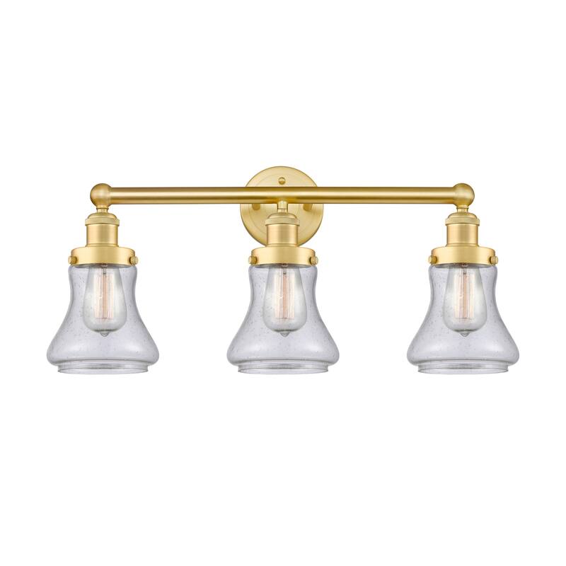 Innovations Lighting 616-3W-10-25 Bellmont Vanity Bellmont 3 Light 25" - Satin Gold / Seedy