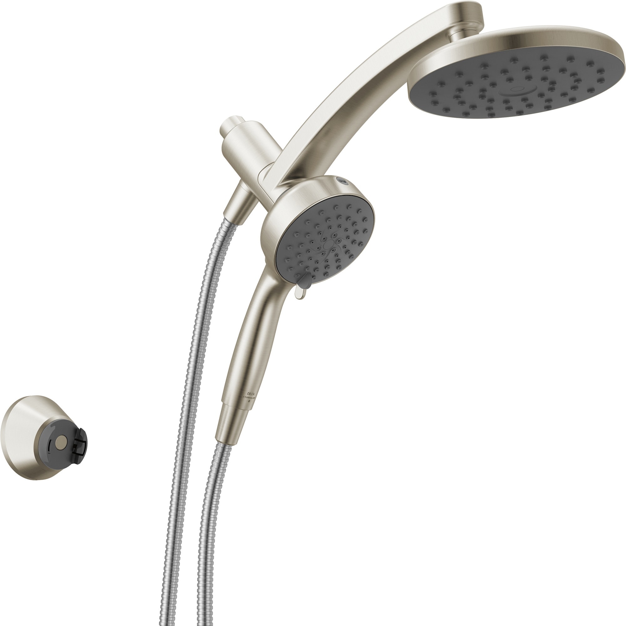 Delta 75648 PivotPro 1.75 GPM 3-in-1 Shower Head and 6 Setting Hand