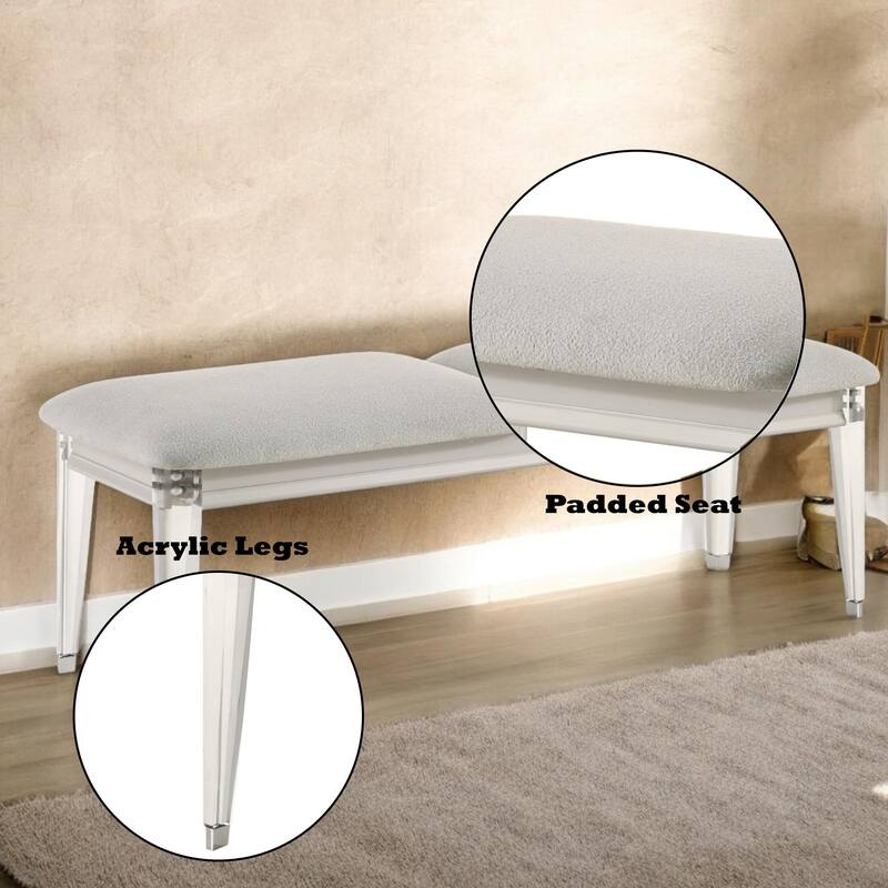 Modern & Contemporary Bench with Cushuion