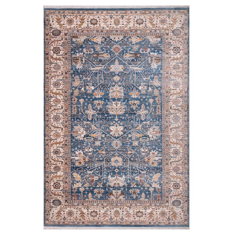 HomeRoots Oriental Traditional Rectangle Area Rug