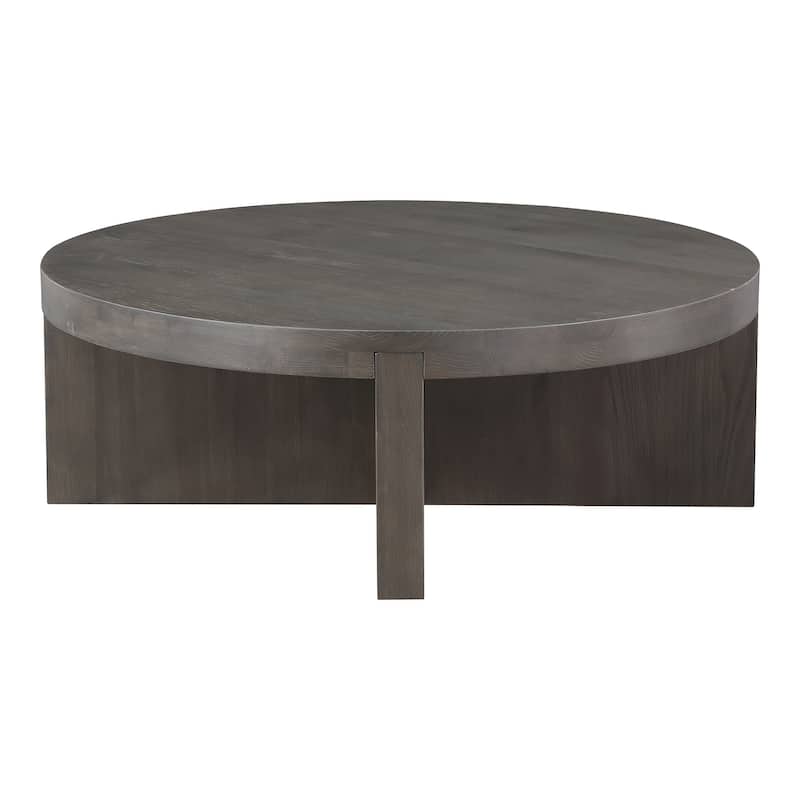 Aurelle Home Foane Modern Solid Oak Coffee Table