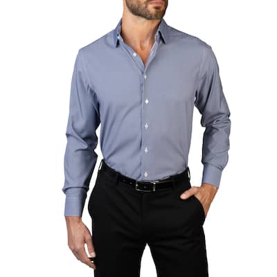 Nautica Men's Anchor Print Dress Shirt
