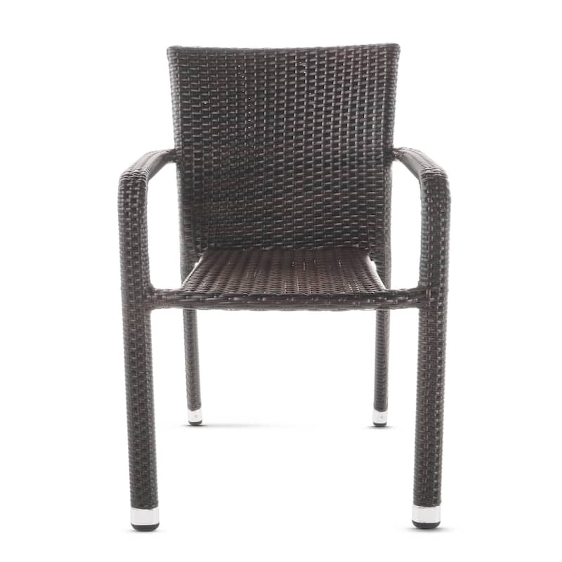 Christopher Knight Home Joyce Outdoor Wicker Dining Chairs (Set of 2)