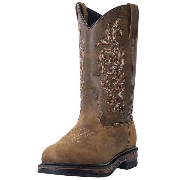 Laredo Work Boot Men Sullivan Waterproof Wellington Tan Cheyenne