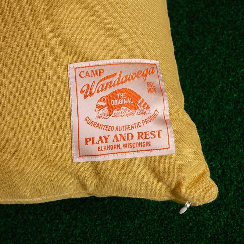 Camp Wandawega Pointer Chainstitched Pillow