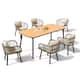 Option Table-Brown&Chairs-CanvasAntiqueBeige
