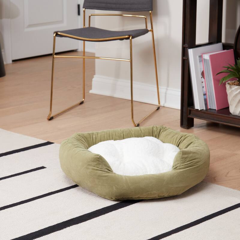 Happy Hounds Moxy Sage Donut Dog Bed