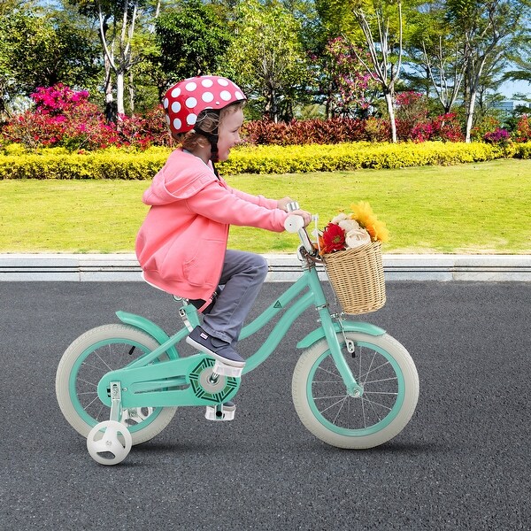 Gymax Retro Style Kids Bike Bicycle w/ Height Adjustable