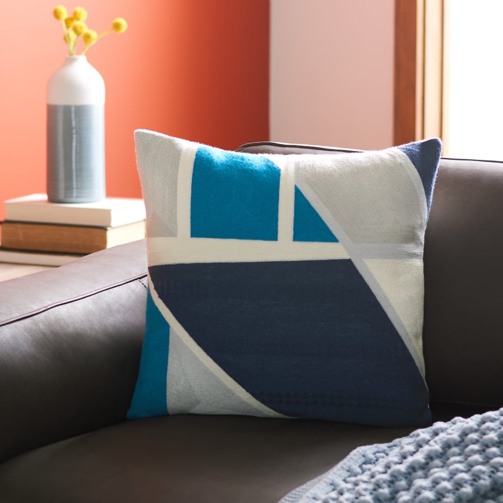 SAFAVIEH Marjola Mid-Century Modern 18-inch Square Decorative Accent Throw Pillow