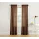 No. 918 Erica Sheer Crushed Voile Single Curtain Panel, Single Panel