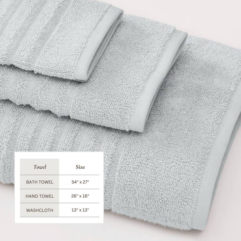Linery & Co. Combed Cotton Bath Towel Set