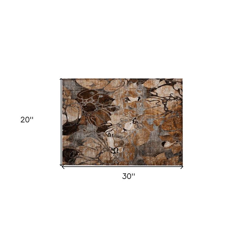 Alrira Artistic Abstract Weather Resistant Versatile Elegance Outdoor Rug