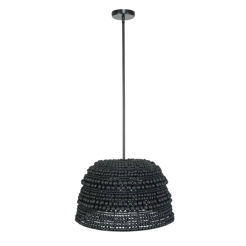 Uttermost 21623 Persephone 21" Wide Wood Pendant