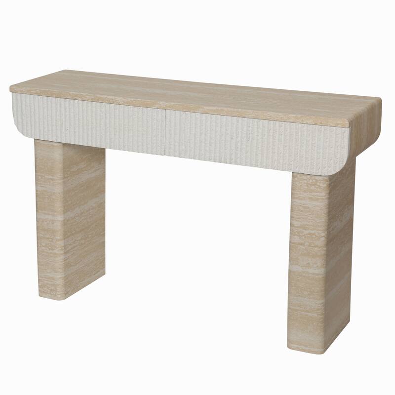 Entryway Table, Two Hidden Handle Drawers, Console Table,Easy Assembly, for Entrance & Dinning Room & Living Room & Hallway