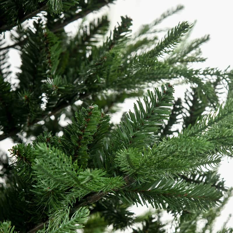 HOMCOM 9 ft. Artificial Unlit Christmas Tree with Stand - 8.85 ft