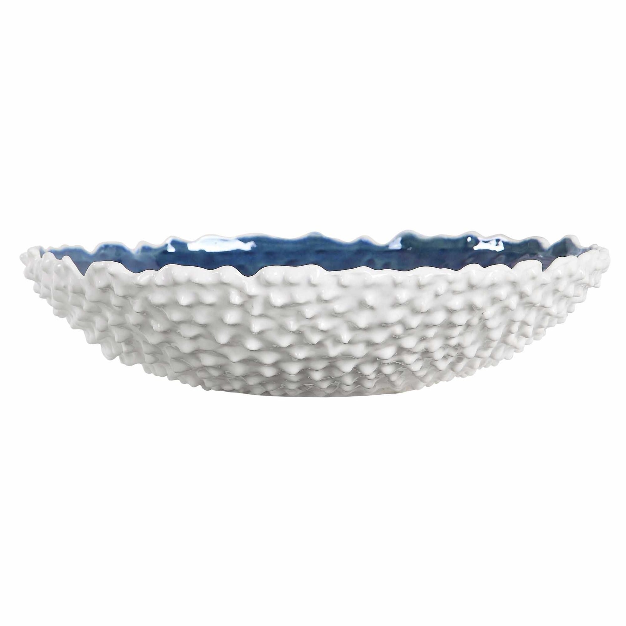 Shop Uttermost 17579 Ciji 14 Wide Ceramic Decorative Bowl White