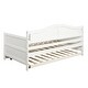 preview thumbnail 9 of 13, Twin Wooden Daybed with Trundle Bed, Sofa Bed,White,Storage