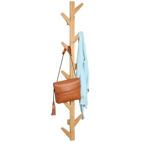 Langria Tree Shaped Coat Rack Hanger Wall Mounted With Langria Tree Shaped Coat Rack Hanger Wall Mounted With