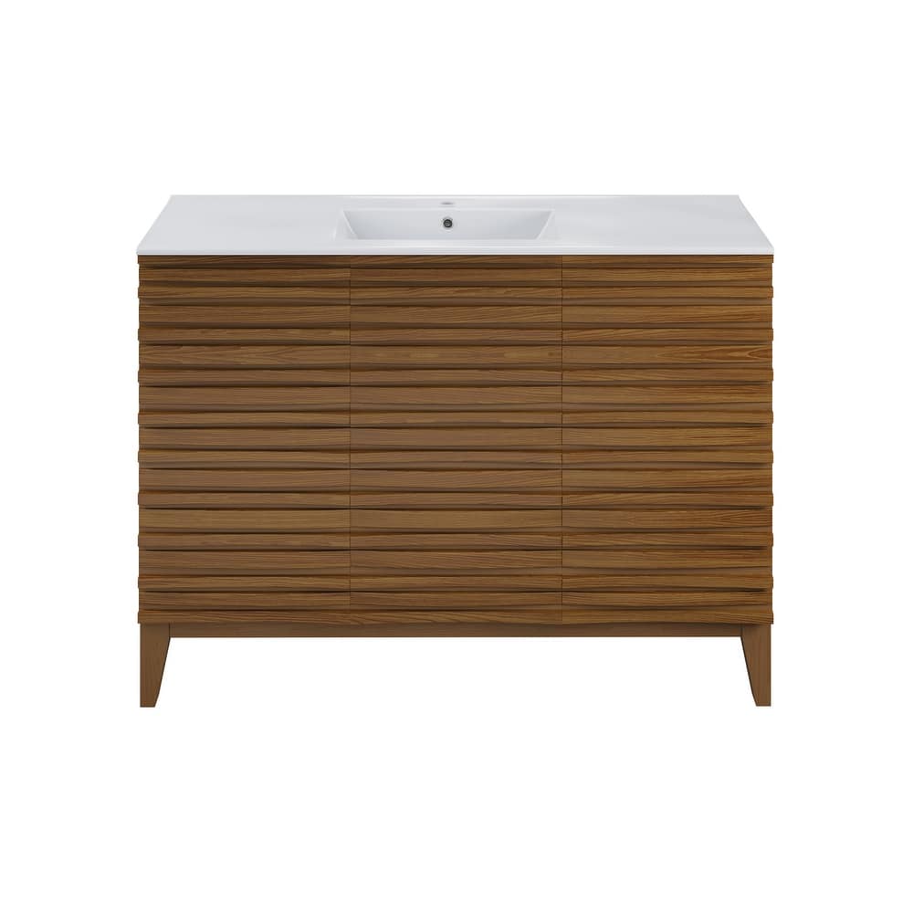 Swiss Madison SM-BV557 Cascade 48" Free Standing Single Basin Vanity