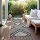 preview thumbnail 103 of 127, Machine Washable Indoor/ Outdoor Global Boho Chantille Rug Gray - 2'3" x 7'6"