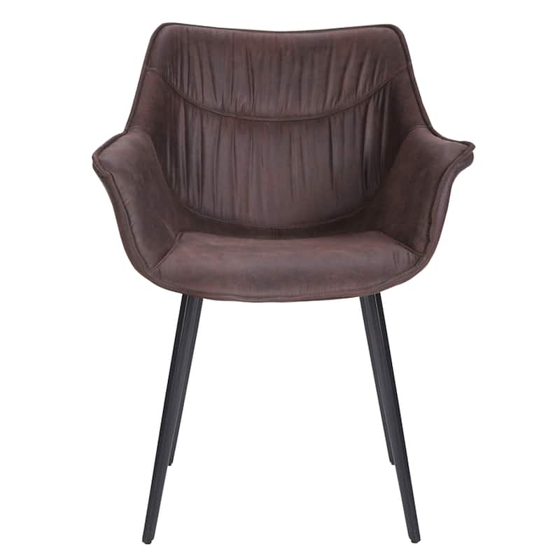 Porthos Home Modern Retro Microfiber Dining or Accent Chair