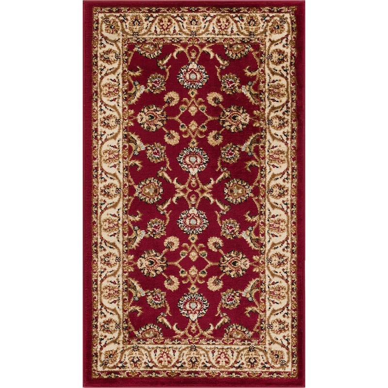 Well Woven Ariana Palace Red Mat Accent Rug - 2'3" x 3'11" - 2'3" x 3'11" - Red/Ivory