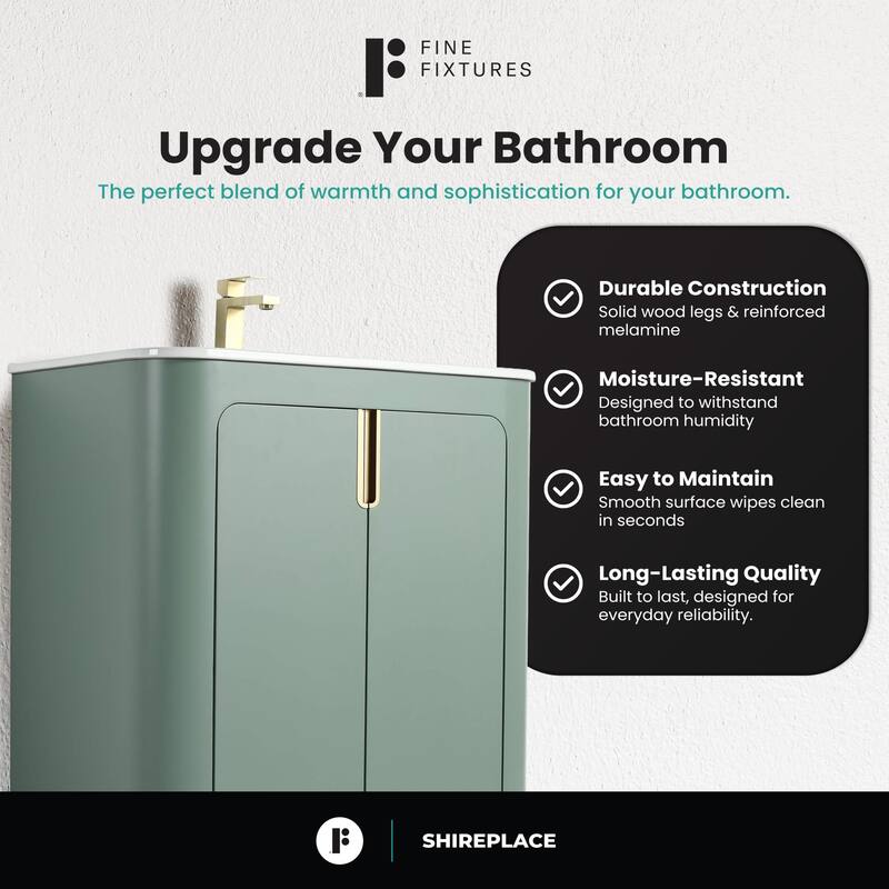 Fine Fixtures Shireplace Bathroom Vanity with Sink