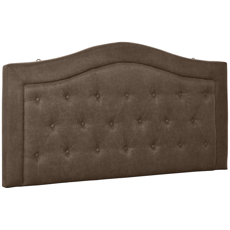 HOMCOM Upholstered Headboard, Button Tufted Bedhead Board, Home Bedroom Decoration for Full-Sized Beds