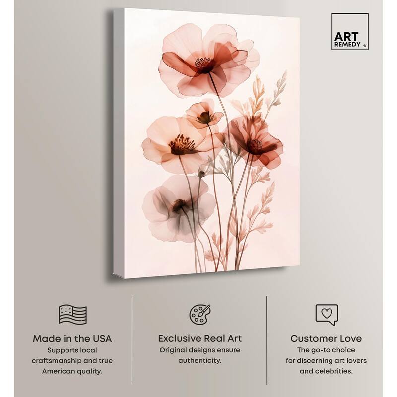 Petal Dye I Canvas by Art Remedy, Gallery Wrapped