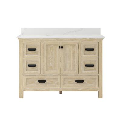 CRAFT + MAIN BAVT4922D-QCB Brantley 48" Free Standing Single Basin
