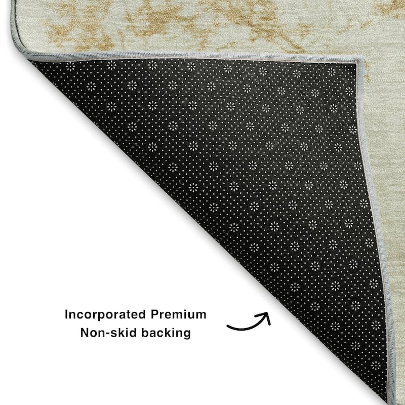 Premium Washable Super Soft Modern Floral Mayfield Rug
