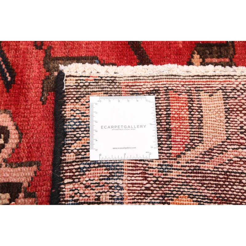 ECARPETGALLERY Hand-knotted Melis Vintage Red Wool Rug - 5'0 x 9'7