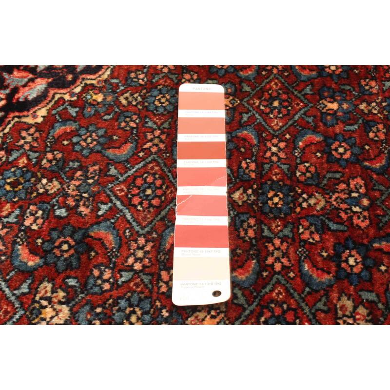 ECARPETGALLERY Hand-knotted Anatolian Vintage Red Wool Rug - 4'3 x 6'7