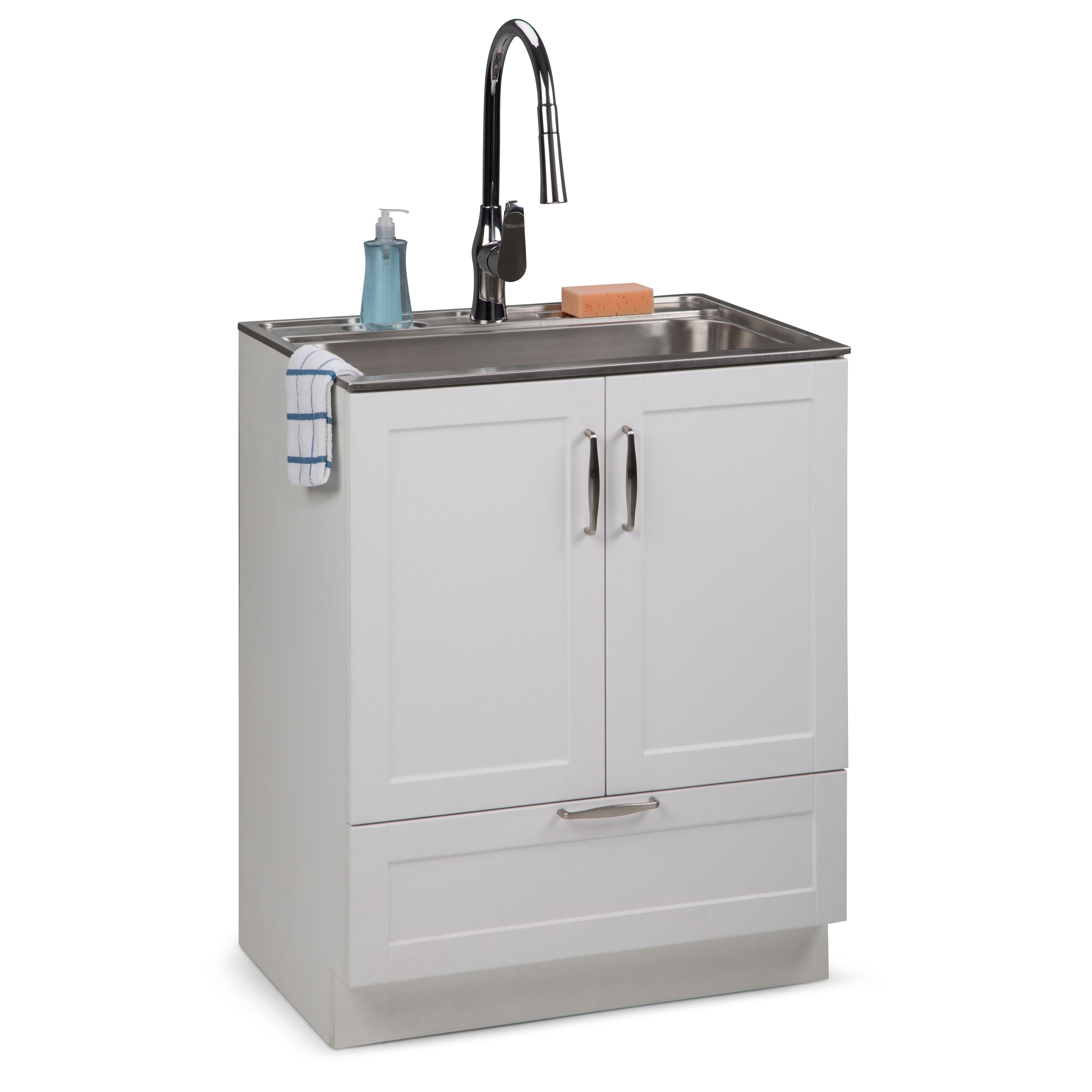 WYNDENHALL Alma Transitional Deluxe Utility Sink & Cabinet