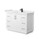 Option White / White Quartz Top / Matte Black Hardware
