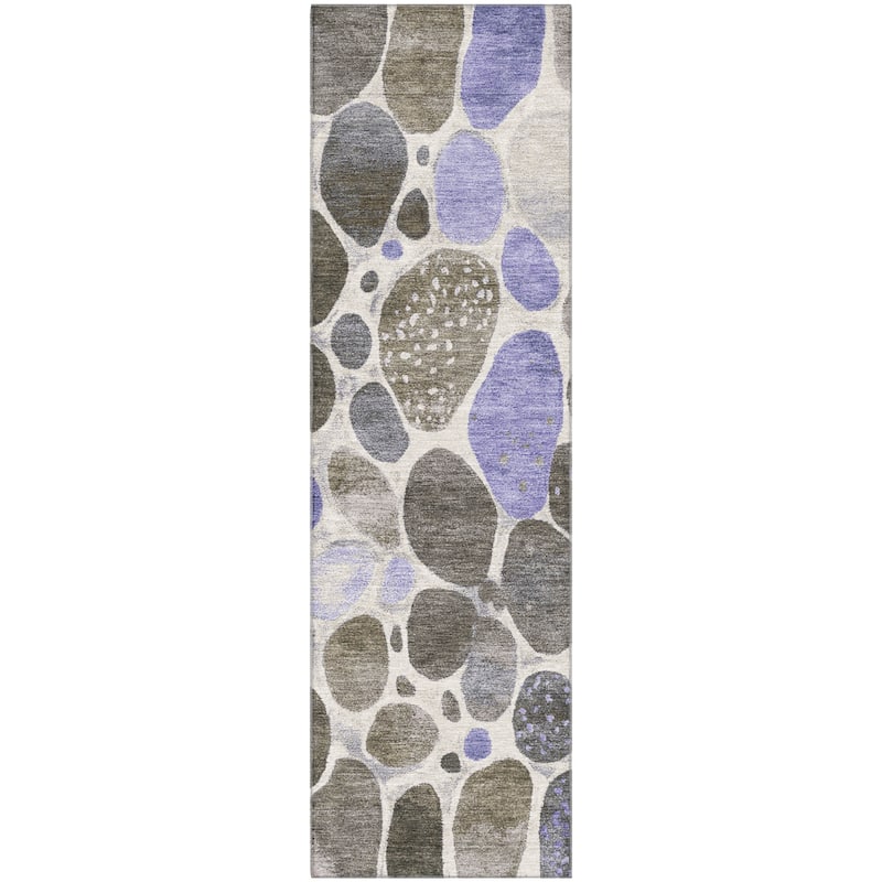 Premium Washable Super Soft Contemporary Cobble Mayfield Rug
