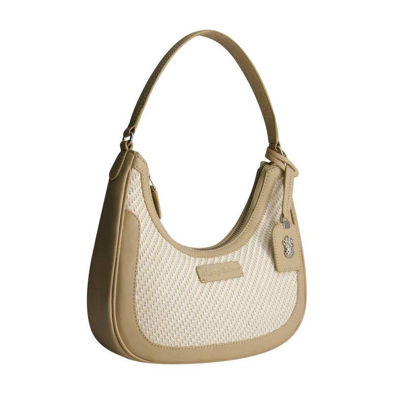 Tommy Bahama Soft Woven Zip-Top Hobo