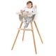 preview thumbnail 14 of 46, Costway 3 in 1 Convertible Wooden High Chair Toddler Feeding Chair - See Details