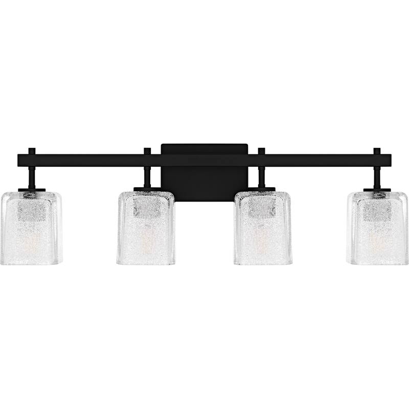 Brenthouse 4-Light Matte Black Bath Light